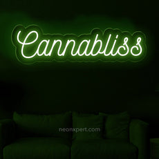 Canabliss Neon Sign Smoker Gift - NeonXpert18 inchesGreen