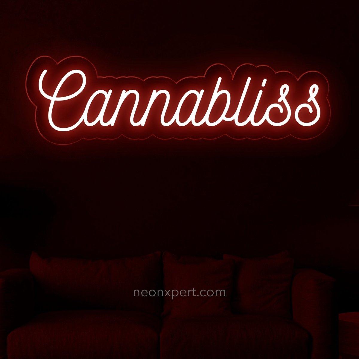 Canabliss Neon Sign Smoker Gift - NeonXpert18 inchesOrange