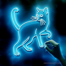 Cat Neon Light Sign - NeonXpert