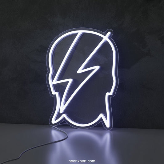 David Bowie Neon Sign LED Neon Light - NeonXpertSmallWhite
