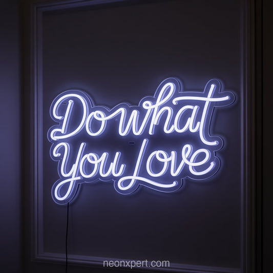 Do What You Love | Beauty & Hair Salon Neon Light Wall Art - NeonXpertSmallWhite