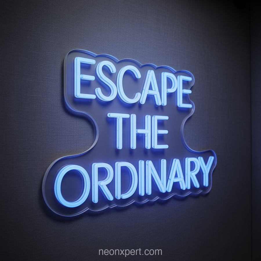 Escape the Ordinary | Neon Light for Beauty & Hair Salon - NeonXpertSmallWhite