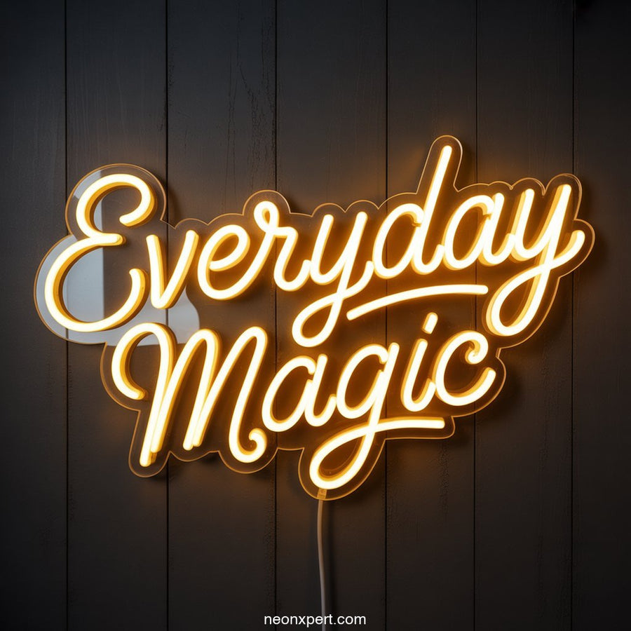 Everyday Magic Neon Light for Home Decor - NeonXpertSmallWhite
