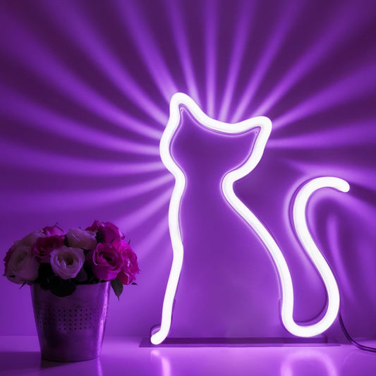 Free Cat LED Neon Sign - NeonXpert