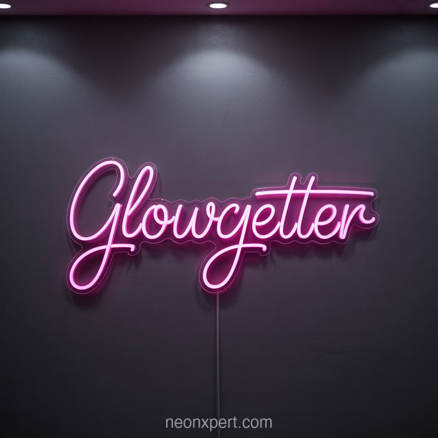 Glowgetter | Trendy Neon Light for Beauty & Hair Salons Decor - NeonXpertSmallWhite