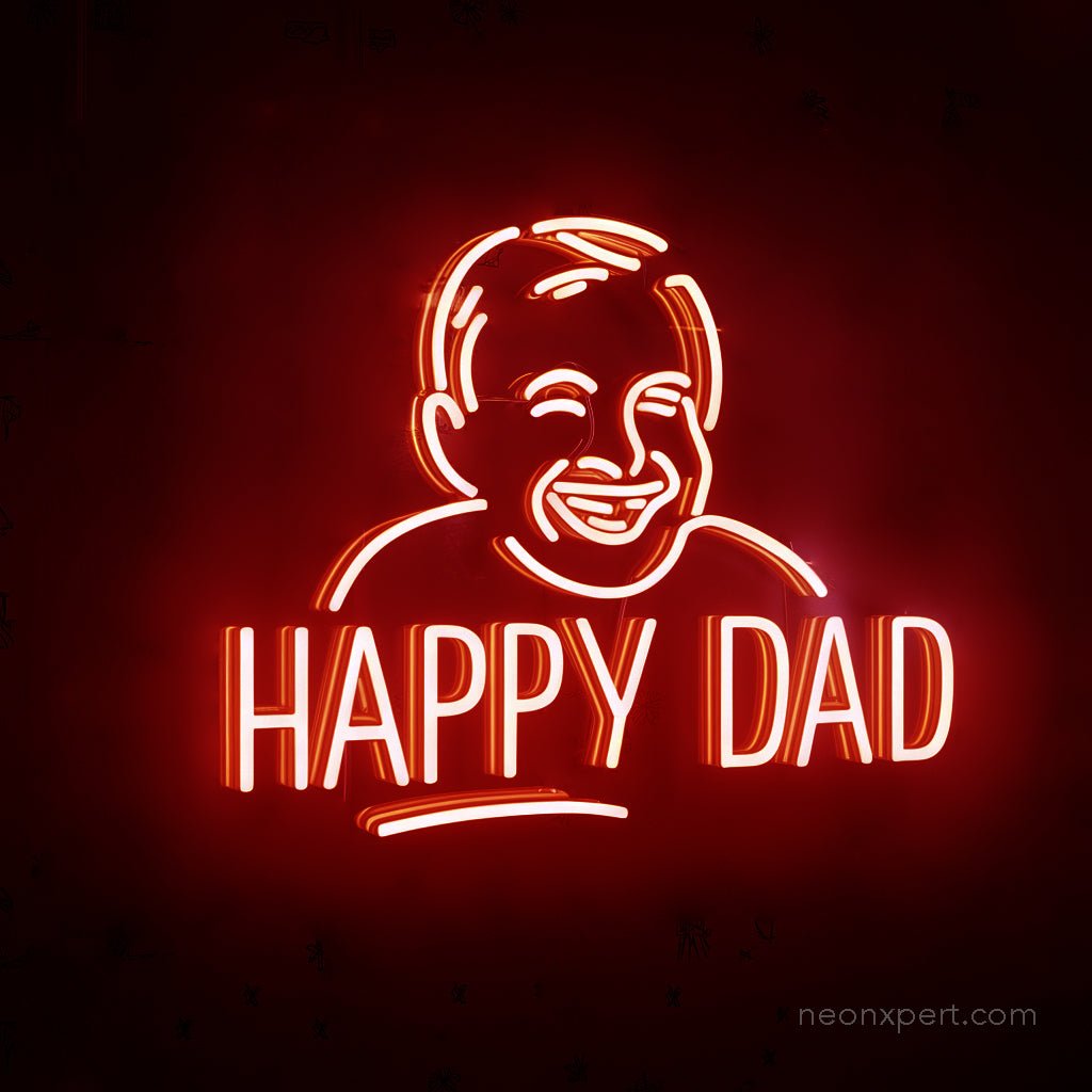 Happy Dad LED Neon Sign - NeonXpert