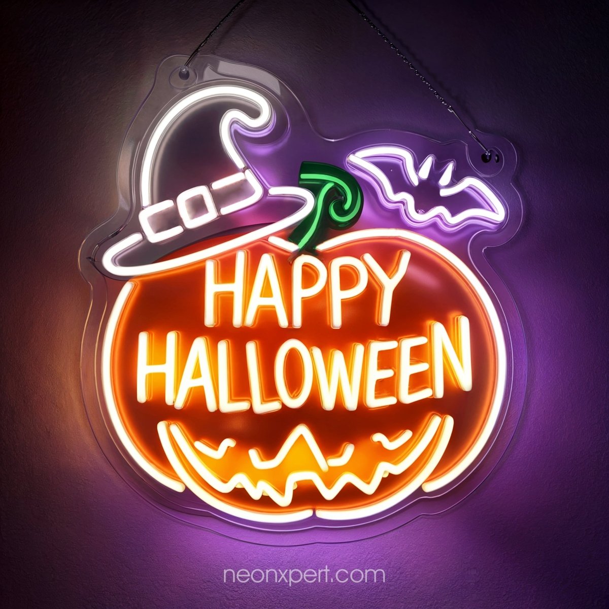 Happy Halloween LED Neon Light Up Sign - NeonXpert