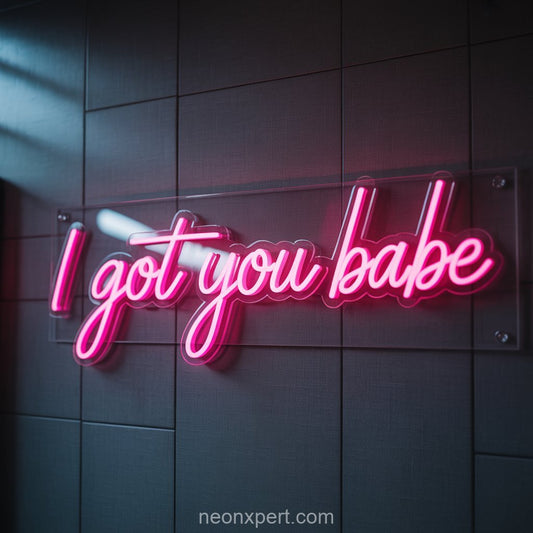 I Got You Babe | Wedding Neon Light for Romantic Celebrations - NeonXpertSmallWhite