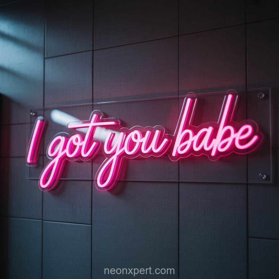 I Got You Babe | Wedding Neon Light for Romantic Celebrations - NeonXpertSmallWhite