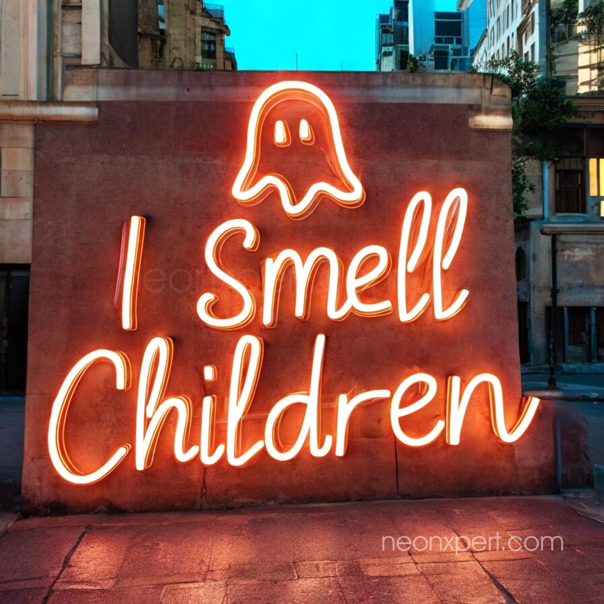 I Smell Children Halloween Neon Sign Decor - NeonXpert