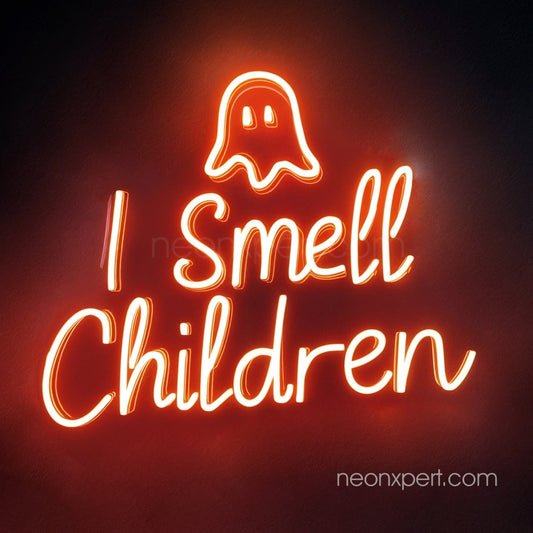 I Smell Children Halloween Neon Sign Decor - NeonXpert