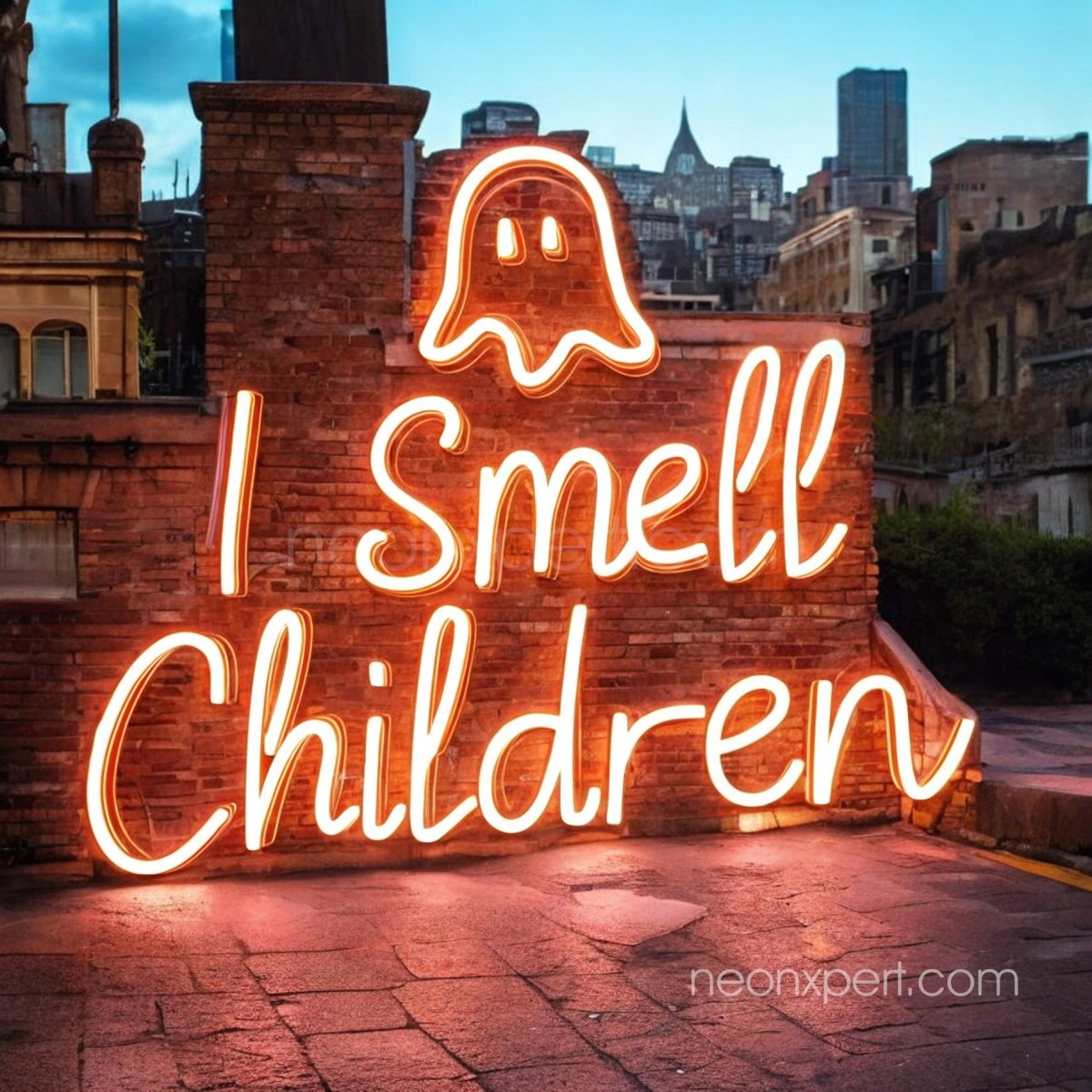 I Smell Children Halloween Neon Sign Decor - NeonXpert