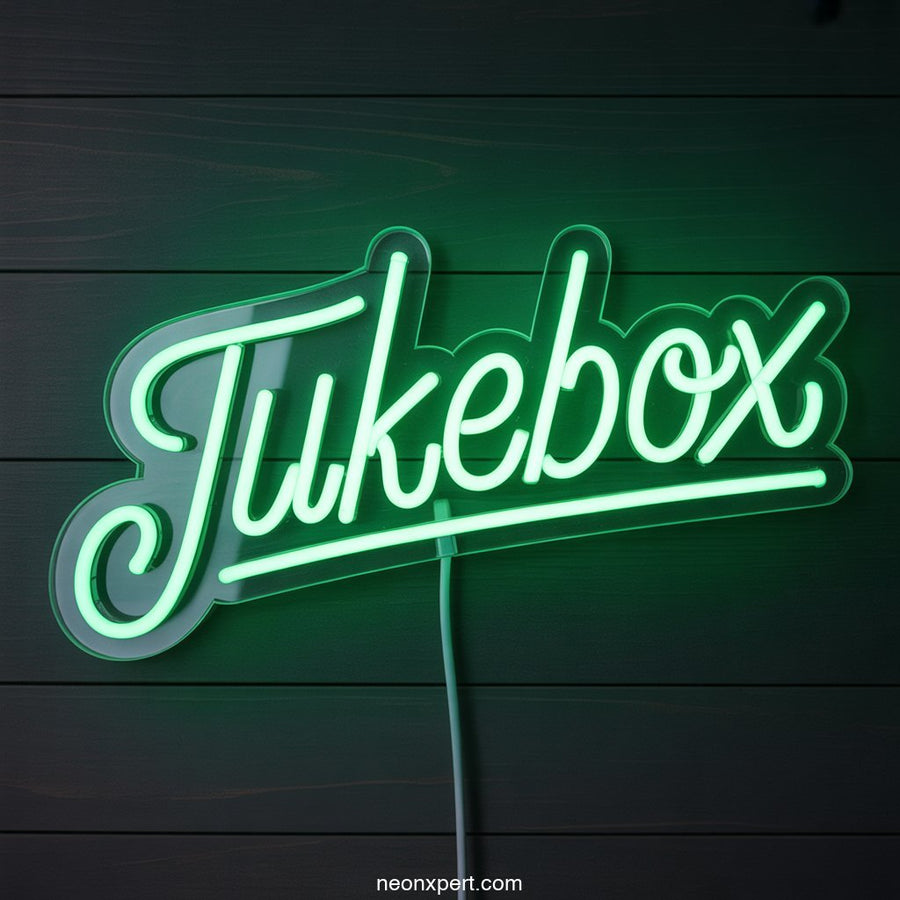 JUKEBOX Neon Light Dance Floor Decor - NeonXpertSmallWhite