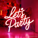 Let's Party LED Neon Sign Party Decor - NeonXpert
