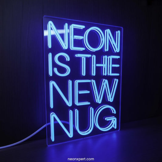 Neon is the New Nug weed neon sign Glowing Light - NeonXpertSmallWhite