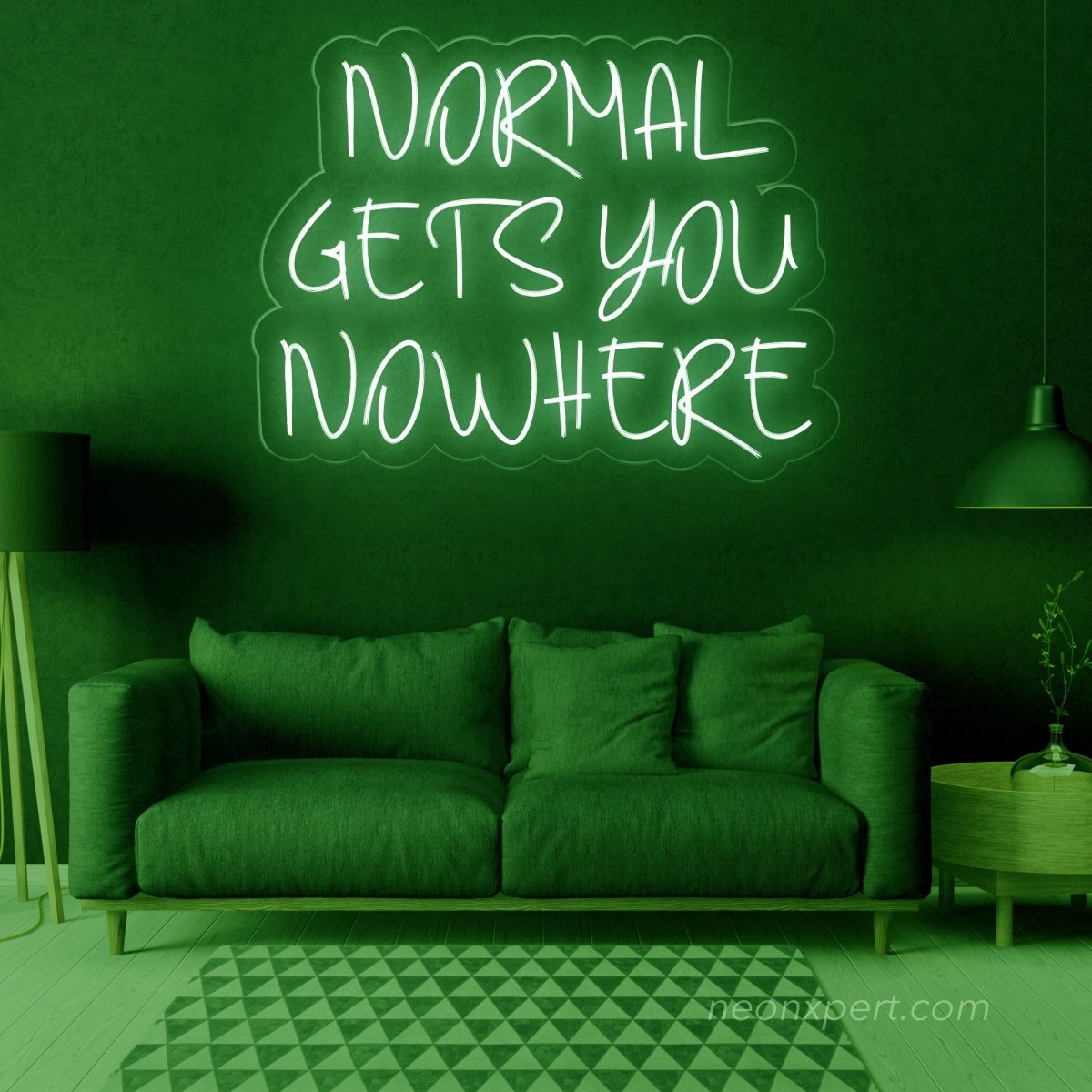 Normal Gets You Nowhere Neon Sign - NeonXpert