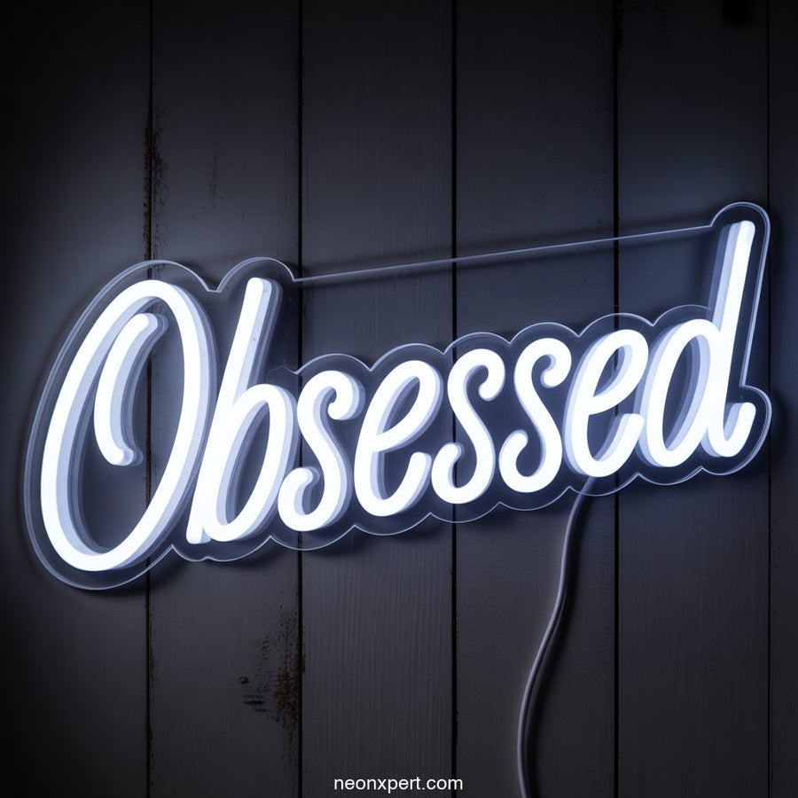 Obsessed Neon Sign for Home Decor