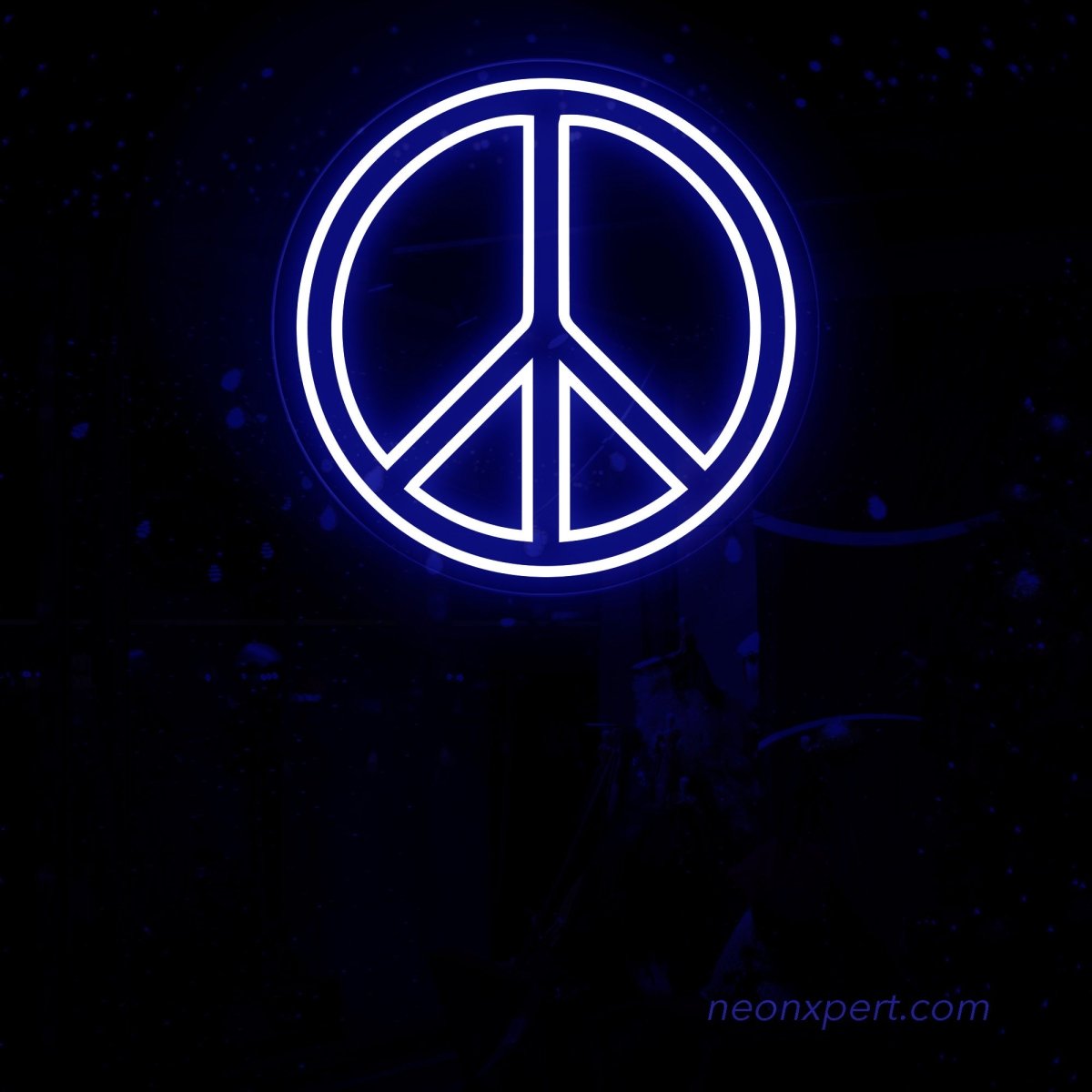 Peace LED Neon Sign Board - NeonXpert