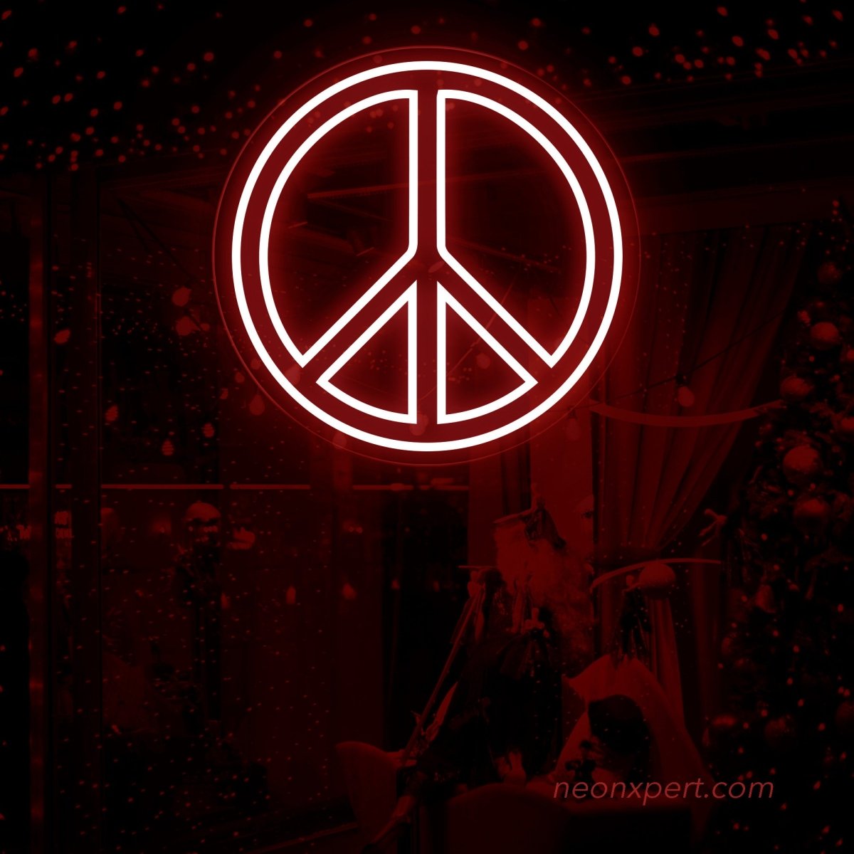 Peace LED Neon Sign Board - NeonXpert