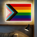 Progressive Rainbow Pride Flag Neon Sign - NeonXpert6 x 8 in