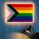 Progressive Rainbow Pride Flag Neon Sign - NeonXpert6 x 8 in