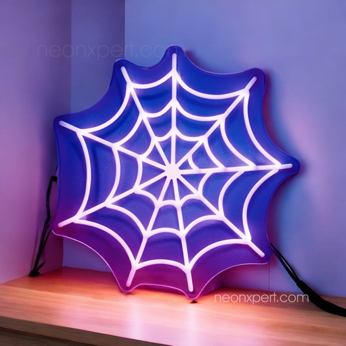 Spider Web LED Neon Sign | Halloween Decor - NeonXpert