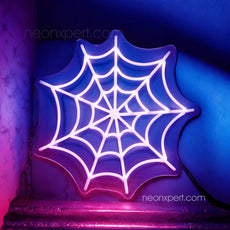 Spider Web LED Neon Sign | Halloween Decor - NeonXpert