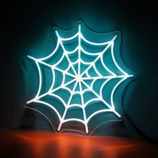 Spider Web LED Neon Sign | Halloween Decor - NeonXpert