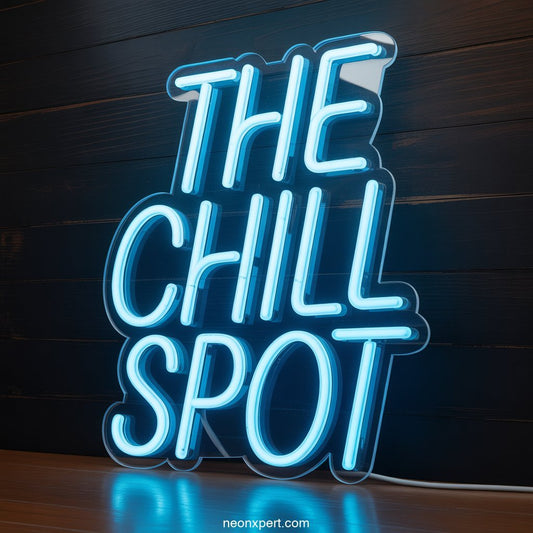 The Chill Spot weed neon sign - NeonXpertSmallWhite