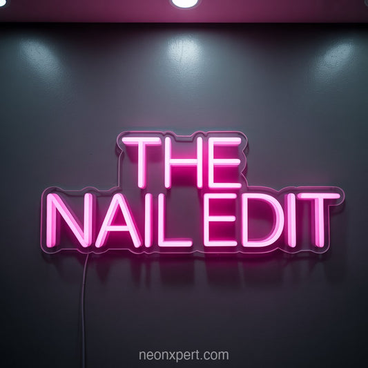 The Nail Edit | Stylish Neon Light for Beauty Salons - NeonXpertSmallWhite