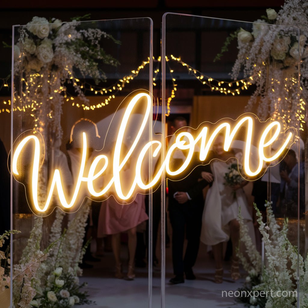 Welcome LED Neon Sign - NeonXpert