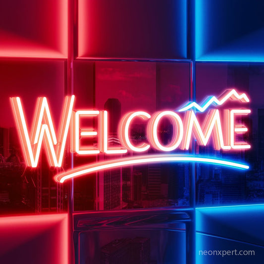 Welcome LED Neon Sign - NeonXpert