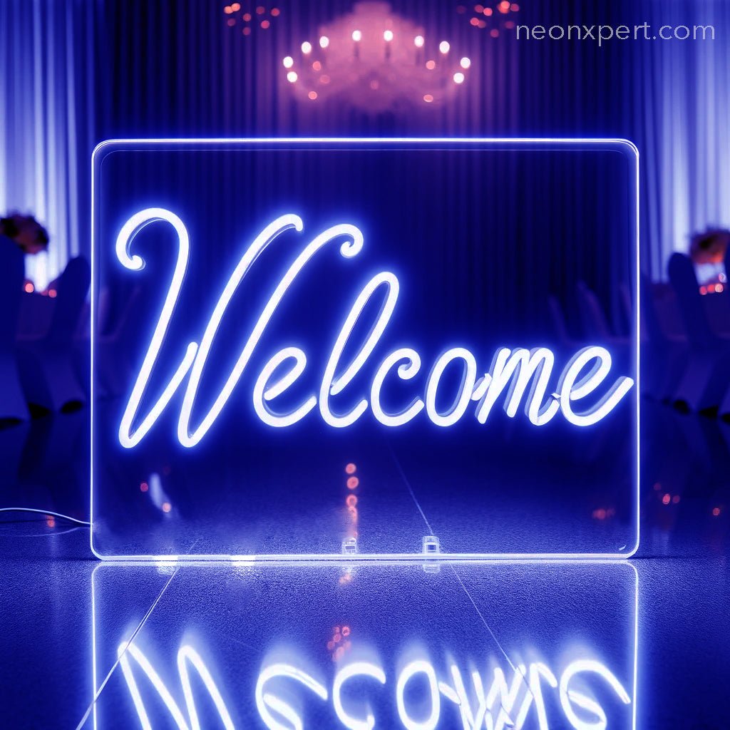 Welcome Neon Sign - NeonXpert