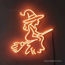 Witch Neon LED Light Up Sign | Halloween Decor Light - NeonXpert