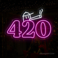 420 Weed LED Neon Sign – Stylish Cannabis-Inspired Lighting Decor - NeonXpert