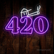 420 Weed LED Neon Sign – Stylish Cannabis-Inspired Lighting Decor - NeonXpert