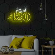 420 Weed LED Neon Sign – Stylish Cannabis-Inspired Lighting Decor - NeonXpert