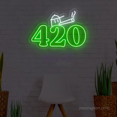 420 Weed LED Neon Sign – Stylish Cannabis-Inspired Lighting Decor - NeonXpert