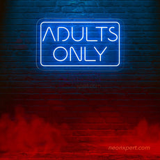 Adults Only Neon Sign | LED Neon Light - NeonXpert