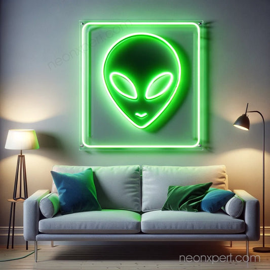 Alien Neon Sign Green - NeonXpert