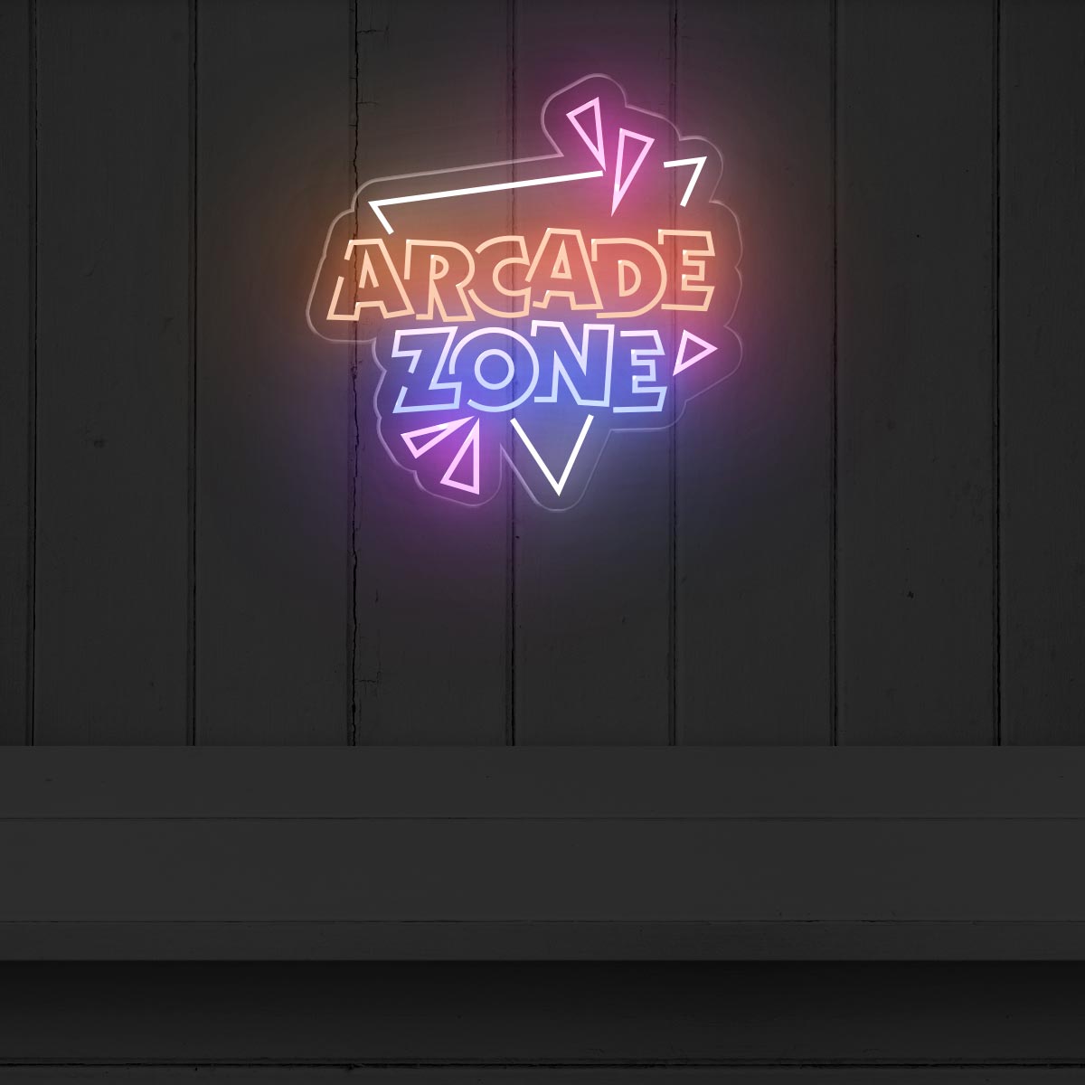Arcade Zone Neon Sign for Game Rooms and Decor - NEONXPERT