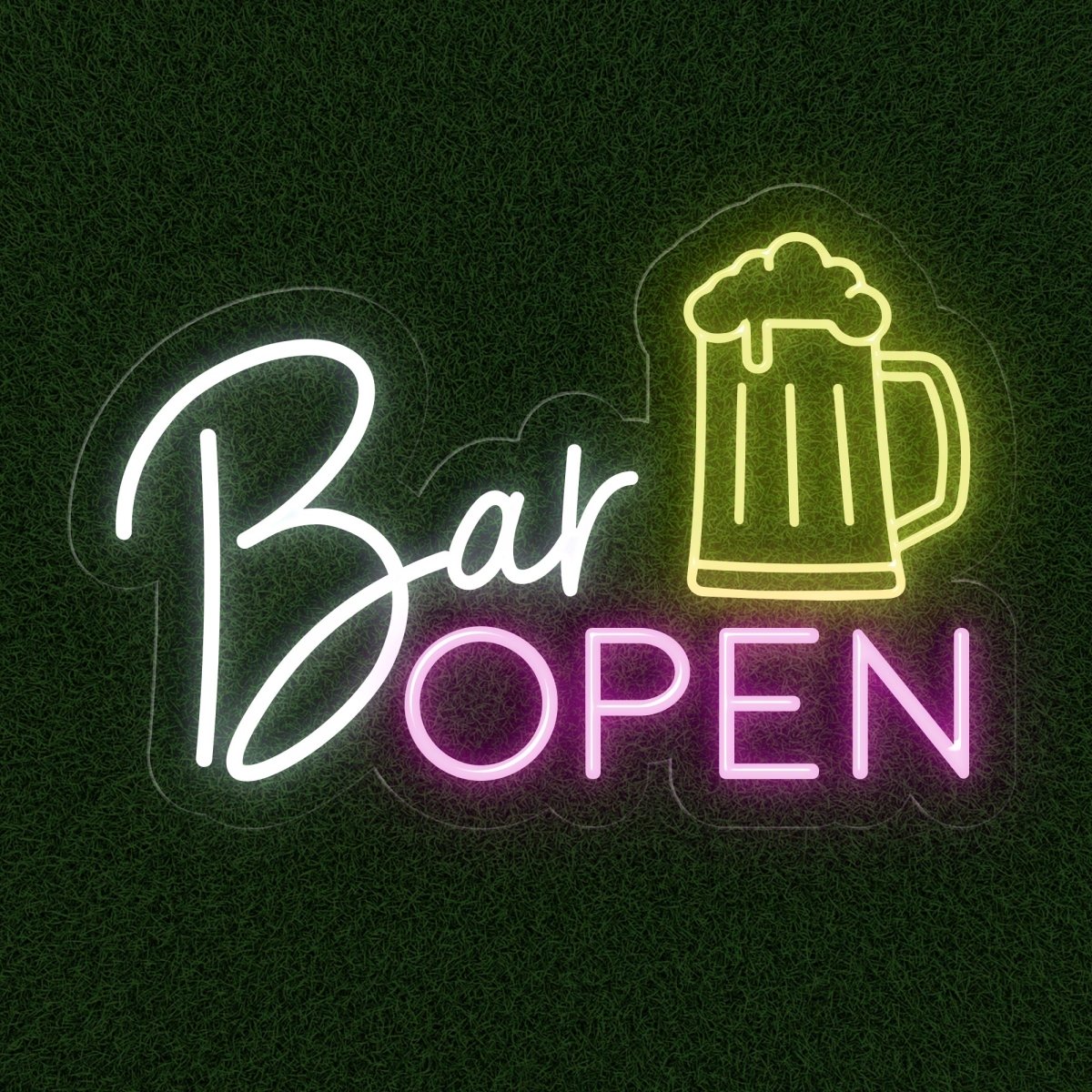 Bar Open LED Neon Sign for Home Bar | Light-Up Sign - NEONXPERT