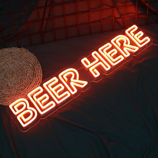 Beer Here Bar Led Neon Sign - NeonXpert