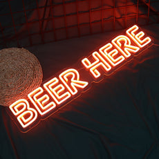 Beer Here Bar Led Neon Sign - NeonXpert