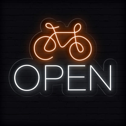 Bicycle Neon Open Sign - NEONXPERT