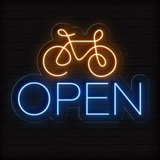 Bicycle Neon Open Sign - NEONXPERT