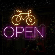 Bicycle Neon Open Sign - NEONXPERT