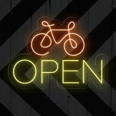 Bicycle Neon Open Sign - NEONXPERT