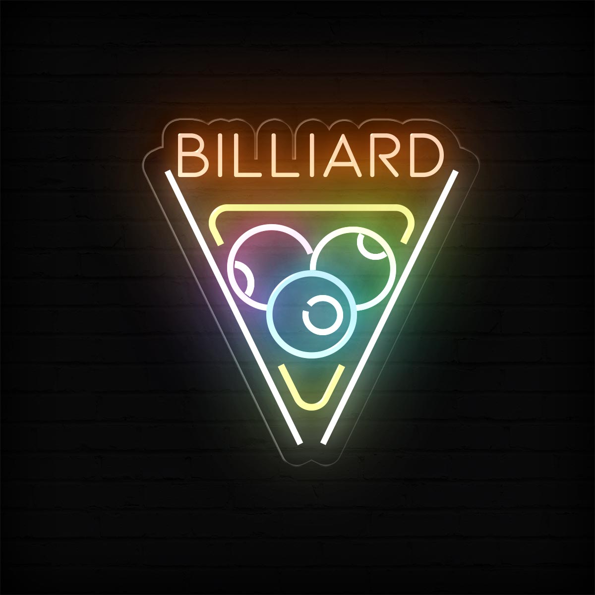 Billiard Neon Sign: Eye-Catching Addition to Your Game Room - NEONXPERT