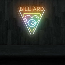 Billiard Neon Sign: Eye-Catching Addition to Your Game Room - NEONXPERT